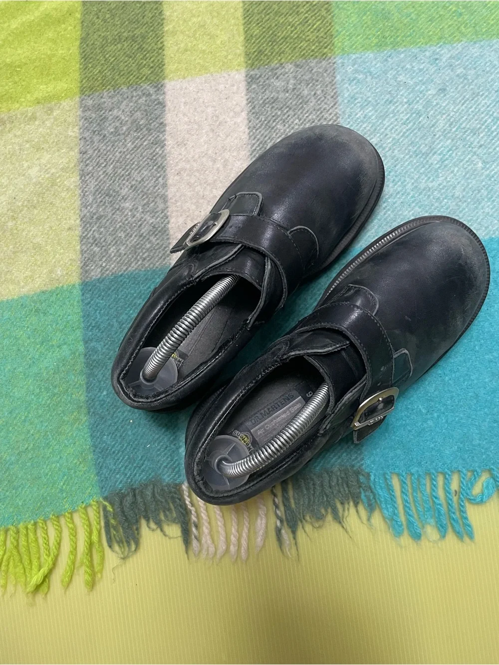Dr. Martens Made in England Vintage Monk Strap Oxfords 9387 Mens